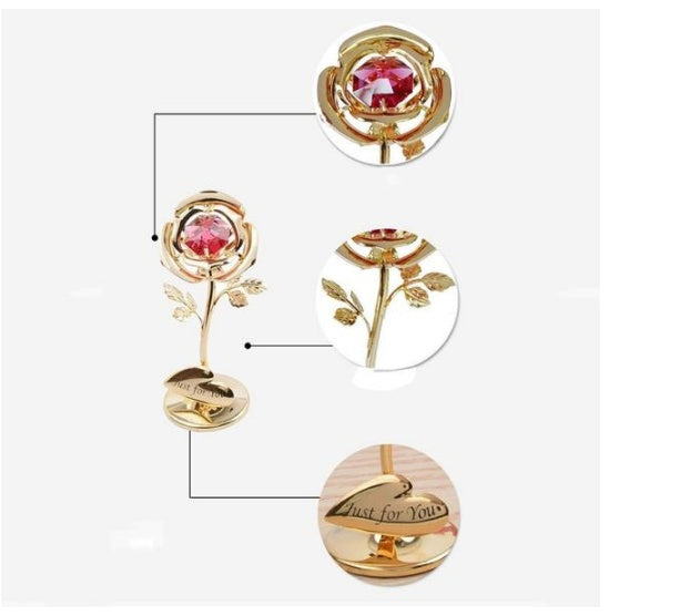 Roses With Diamonds Perfect Gift For Wives And Lovers Home Crafts Decorations