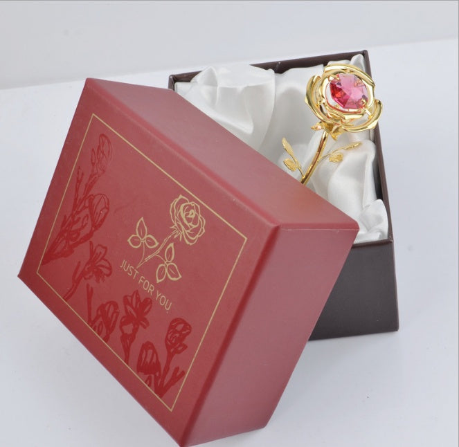 Roses With Diamonds Perfect Gift For Wives And Lovers Home Crafts Decorations