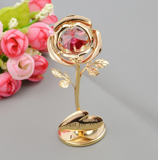 Roses With Diamonds Perfect Gift For Wives And Lovers Home Crafts Decorations